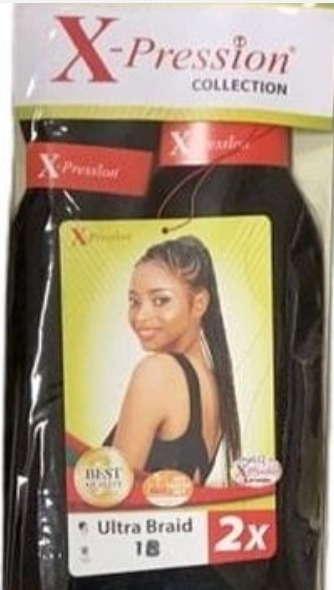 X-Pression Pre-Stretched 2X 46" #1B